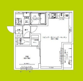Louis Apartment 長瀬ノール 間取り