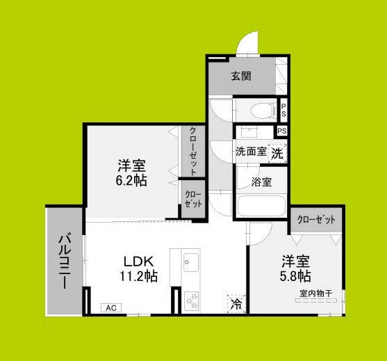 カーサ・プレッツァ豊里 間取り