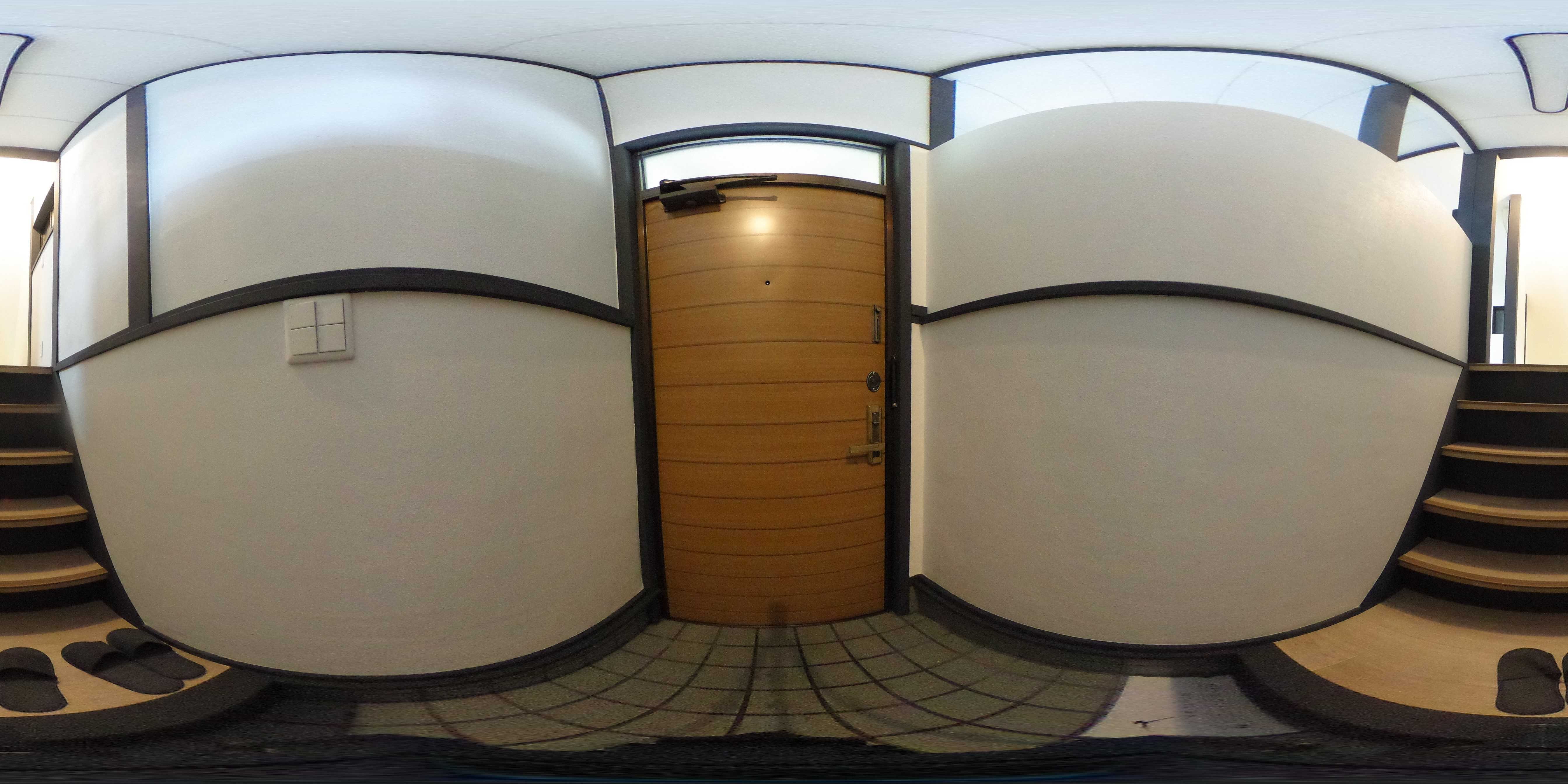 御幣島三丁目3階建て 玄関