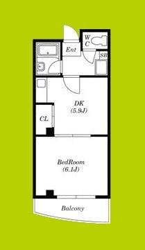 リバティ堀内 間取り