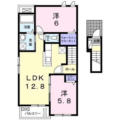 グラン七宝　Ⅱ 間取り