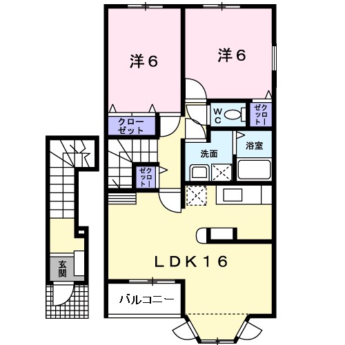 ソレイユⅡ 間取り