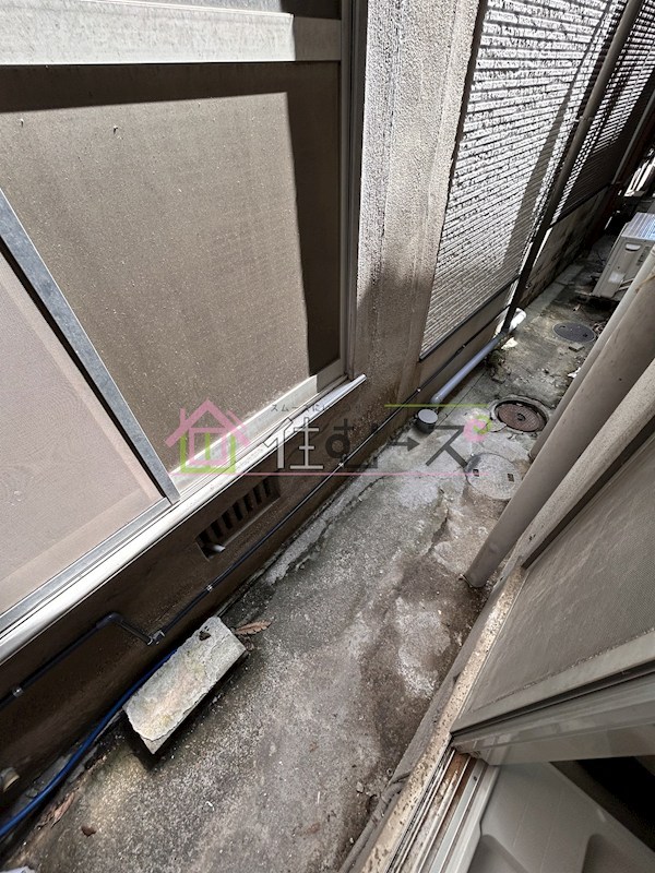 天王寺町北一軒家 ベランダ