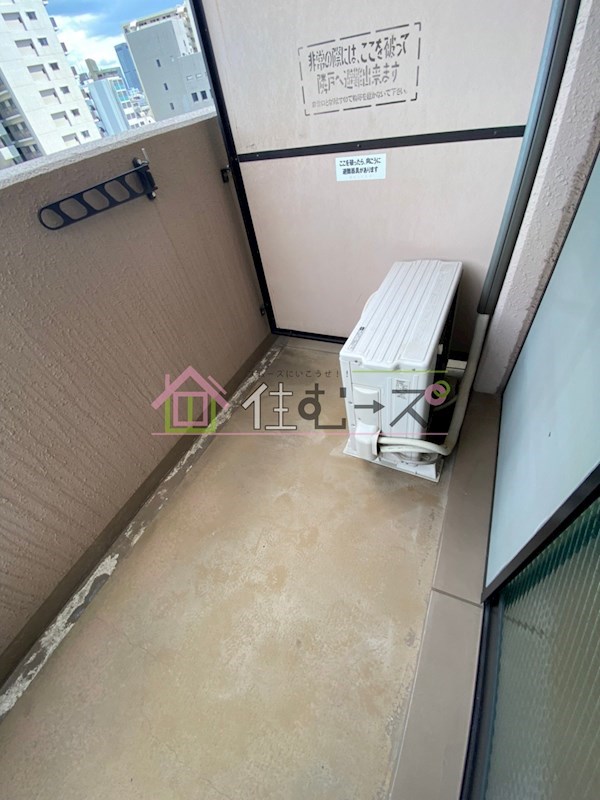 ラナップスクエア北梅田シティ ベランダ