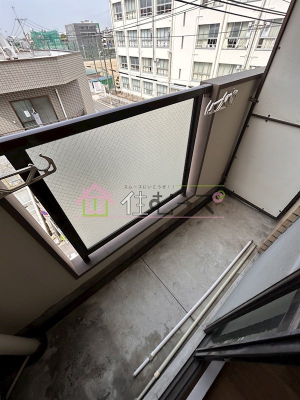 ビクトリーハイムニシミツ ベランダ
