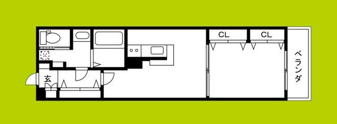 ＮＬＣ新大阪ＰａｒｔⅡ 間取り
