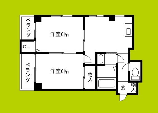 平ハツマンション 間取り