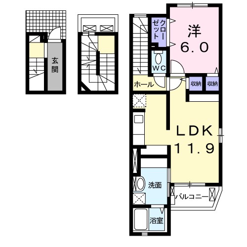 パーチェ　ブレッザ 間取り