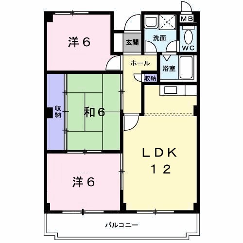 エスポワール茨木 間取り