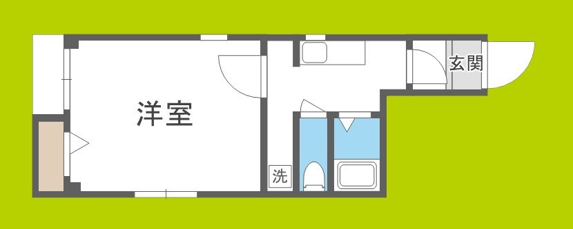 SKハイツ平野 間取り