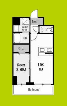 GRAN PASEO 江坂 間取り
