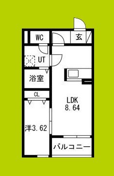 F+style東大阪本庄2号館 間取り
