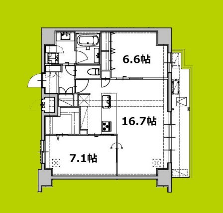 ミラージュパレス天王寺堀越町 間取り