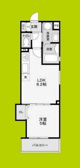 フォレストクリエオーレ城垣町壱番館 間取り