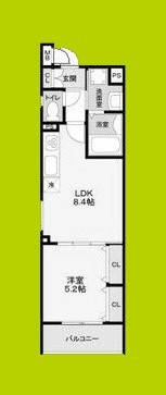 フォレストクリエオーレ城垣町壱番館 間取り