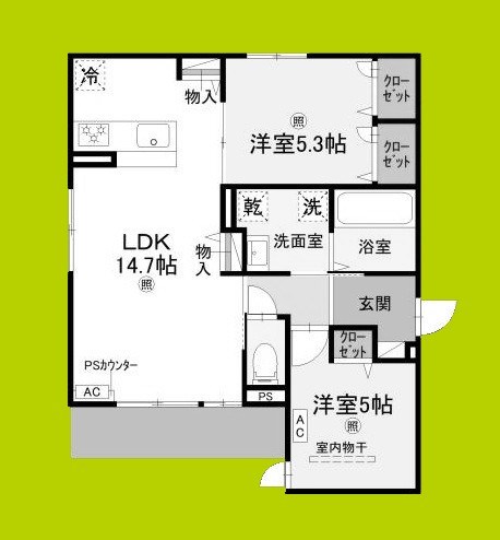 D-ROOM佐太中町 間取り