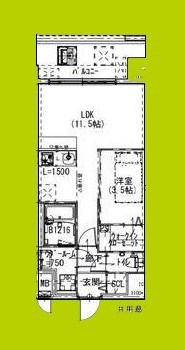 Alivis浪速東SoL TERRACE 間取り
