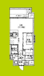 Alivis浪速東SoL TERRACE 間取り