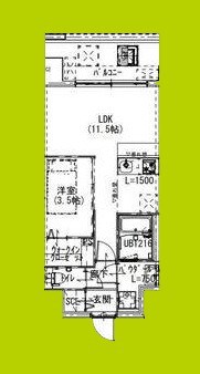 Alivis浪速東SoL TERRACE 間取り