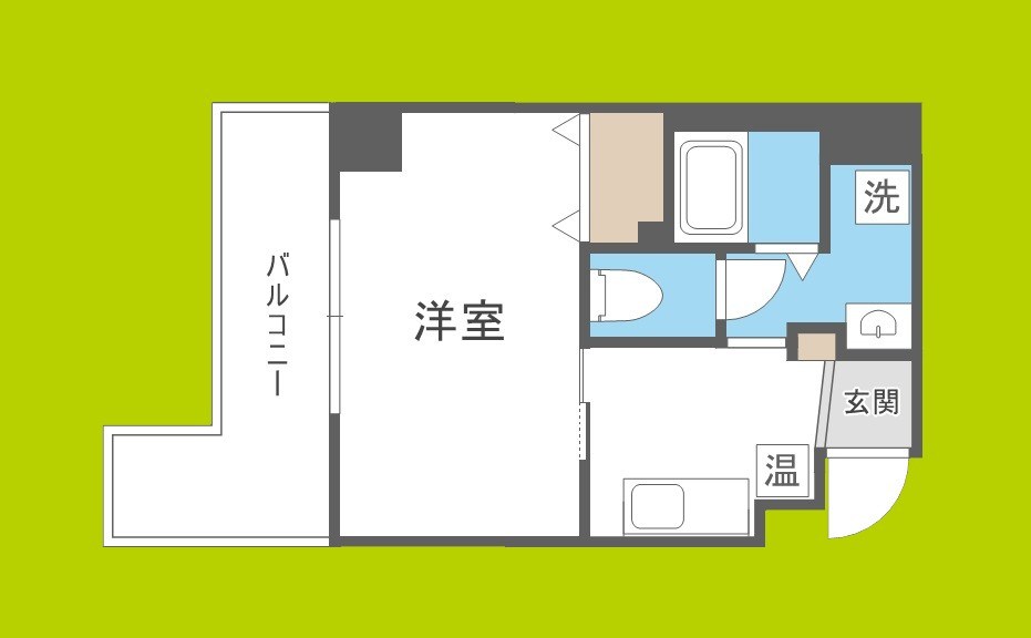 MiYo87天下茶屋 間取り