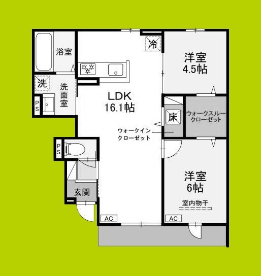 トリシア東太子 間取り