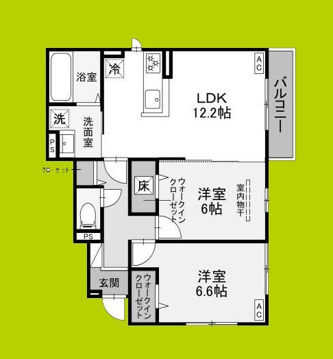トリシア東太子 間取り