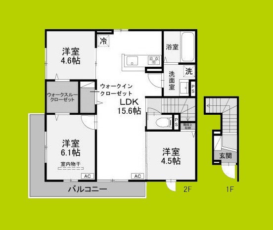 トリシア東太子 間取り