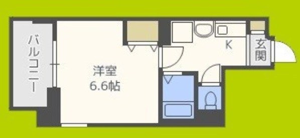 エイペックス天神橋Ⅰ 間取り