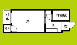 エルパラッツォ玉出 間取り