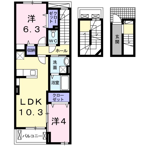 ル　レーヴ 間取り