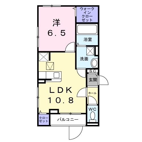 菅原２丁目アパート 間取り図