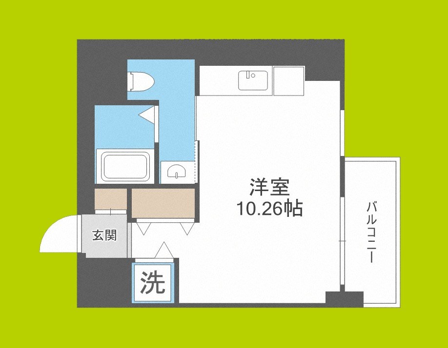 FEEL三国 間取り