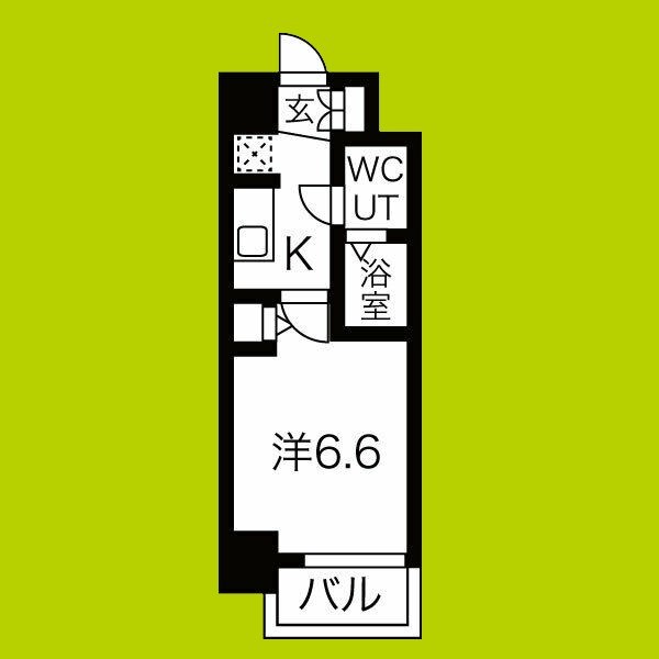 ワールドアイ阿波座WEST 間取り