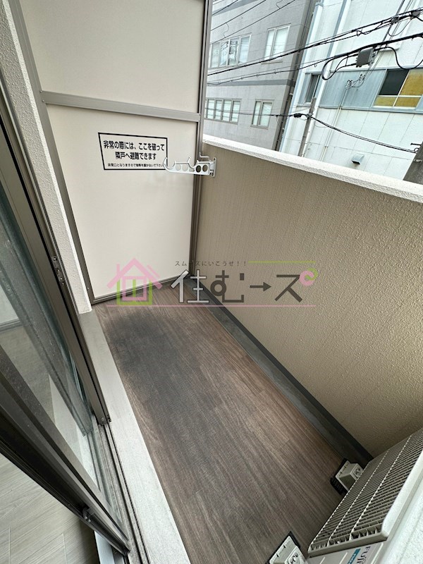 ワールドアイ阿波座WEST ベランダ