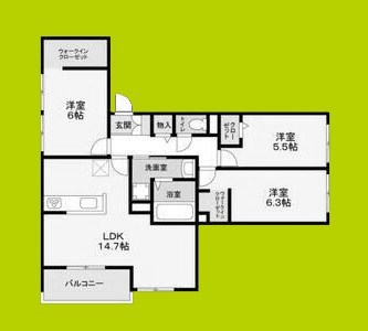 ハイテラス千里山 間取り