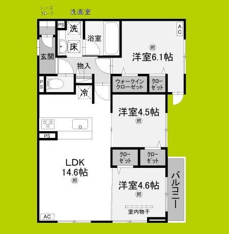 フォレストガーデン北花田 間取り