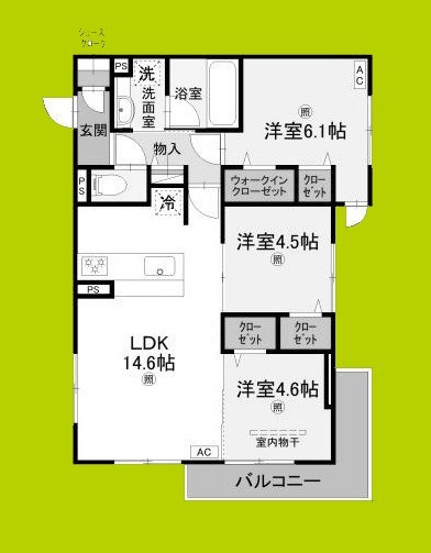 フォレストガーデン北花田 間取り