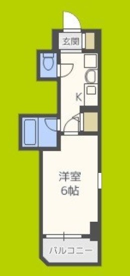 エステムコート大阪城南Ⅱ  間取り