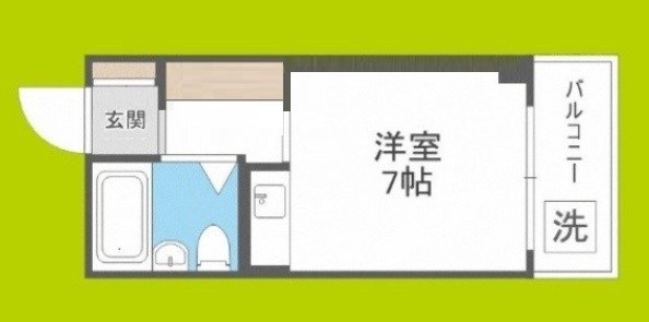 グリーンハイツ緑橋A 間取り