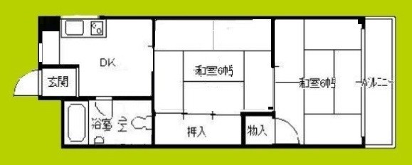 メゾン阪南 間取り