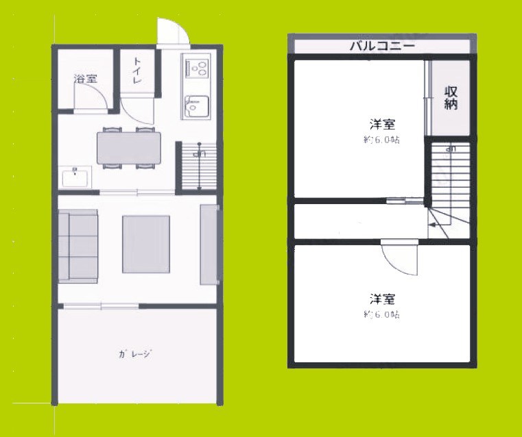 巽南2丁目貸家 間取り