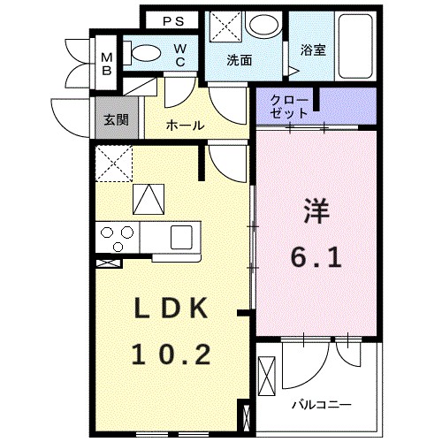 ロンガ　ヴィータ和泉Ⅱ 間取り