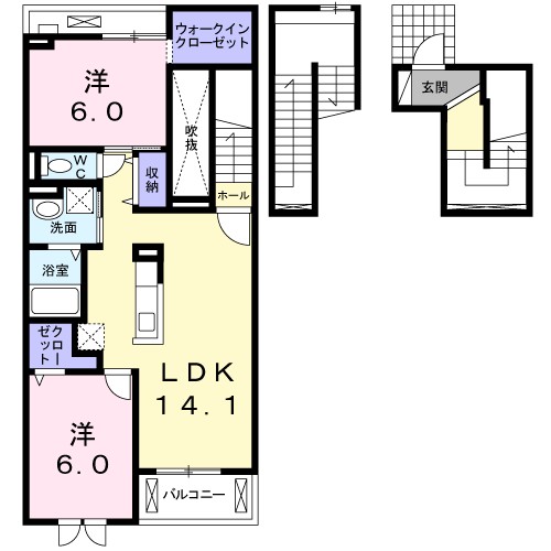 ロイヤル・アイフティⅢ 間取り