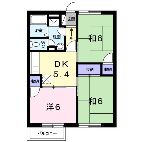 グレースＭＩＴＡ　Ⅰ 間取り