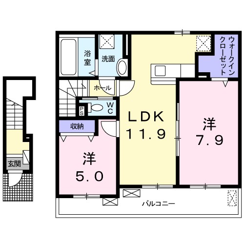 メゾン・ド・カオル 間取り
