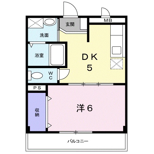 カーサ・フィオーレⅠ 間取り