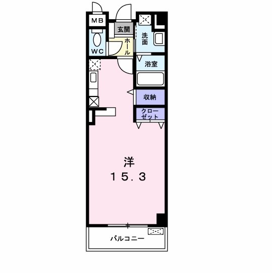 セレンディピティ　Ｏ・Ｖ 間取り