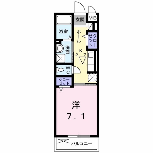 リヴェール北花田 間取り