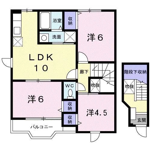 プリムロ－ズＡ 間取り