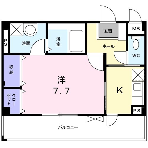 プリマ・クラッセ十八条 間取り